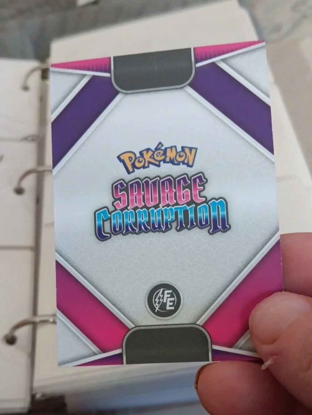 Pokemon Typhlosio Trading Card - Purple, Yellow, Orange, Black